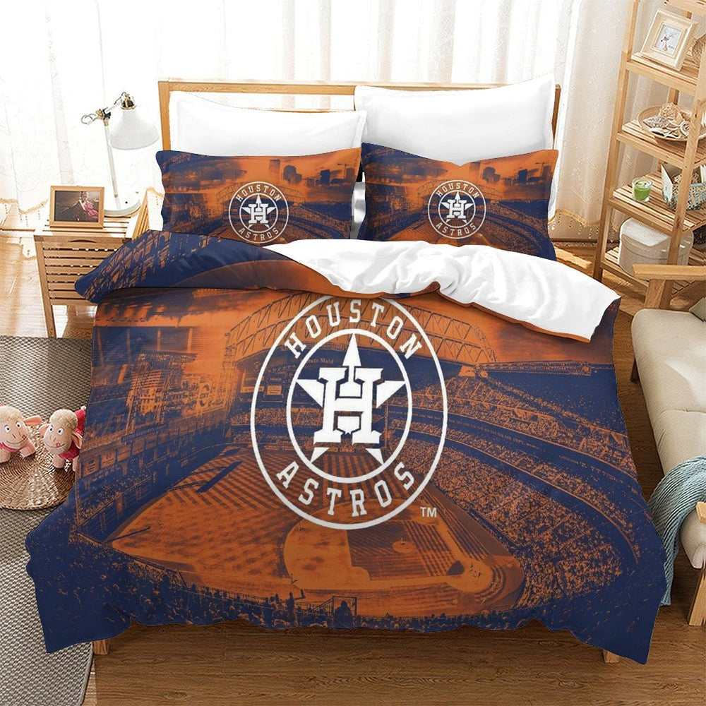 Houston Astros Bedding Set Quilt Cover Without Filler (Online Order Only)