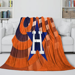 Houston Astros Blanket Flannel Throw Room Decoration (Online Order Only)