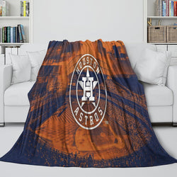 Houston Astros Blanket Flannel Throw Room Decoration (Online Order Only)
