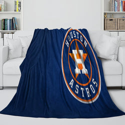 Houston Astros Blanket Flannel Throw Room Decoration (Online Order Only)