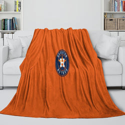 Houston Astros Blanket Flannel Throw Room Decoration (Online Order Only)