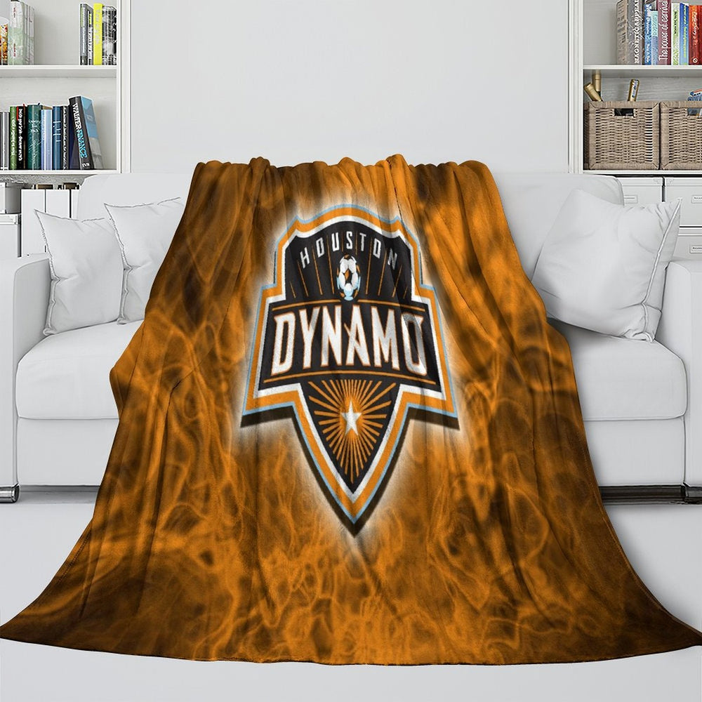 Houston Dynamo Blanket Flannel Fleece Throw Room Decoration (Online Order Only)