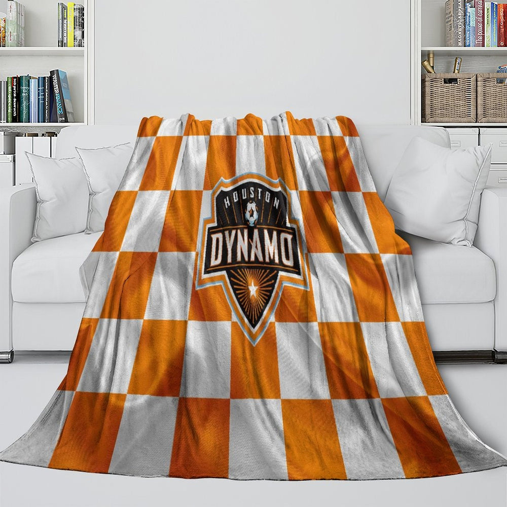 Houston Dynamo Blanket Flannel Fleece Throw Room Decoration (Online Order Only)