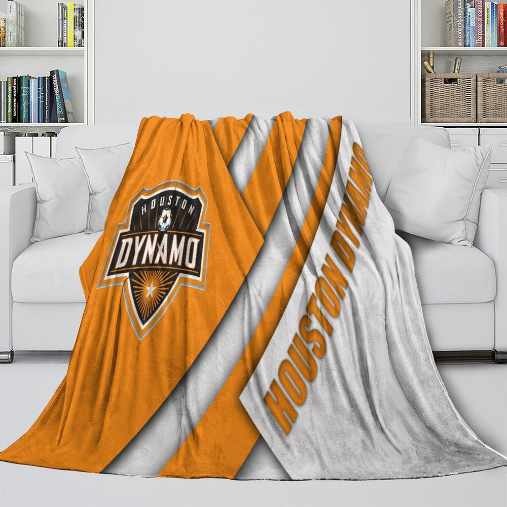 Houston Dynamo Blanket Flannel Fleece Throw Room Decoration (Online Order Only)