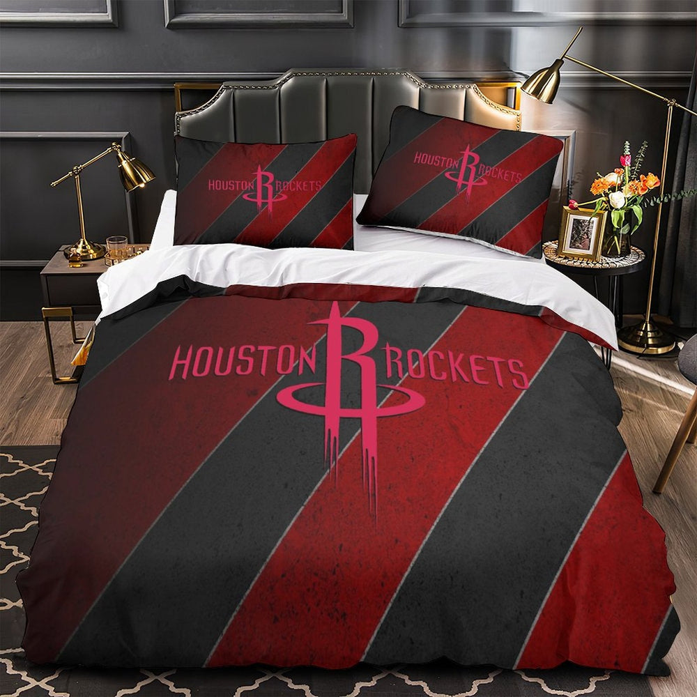 Houston Rockets Bedding Set Duvet Cover Without Filler (Online Order Only)