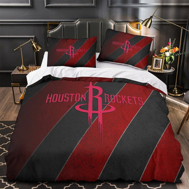Houston Rockets Bedding Set Duvet Cover Without Filler (Online Order Only)