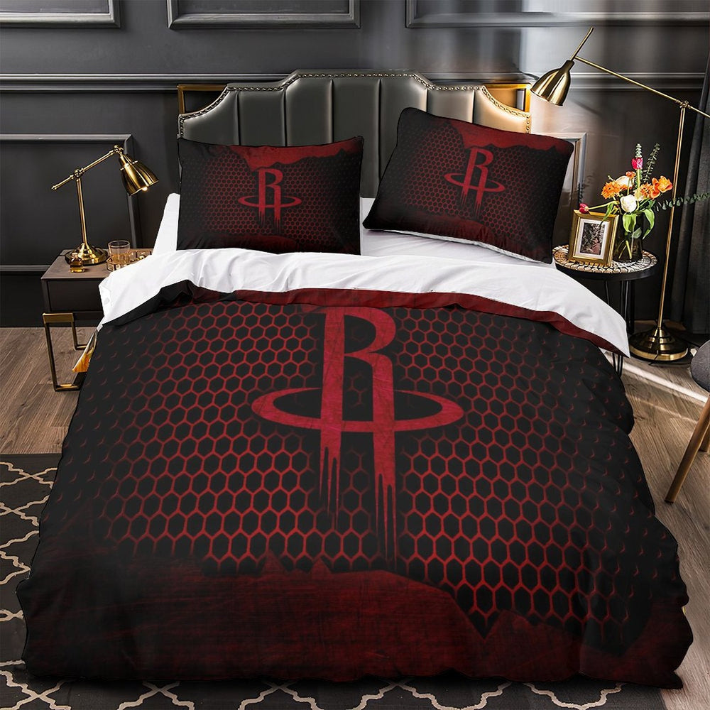 Houston Rockets Bedding Set Duvet Cover Without Filler (Online Order Only)