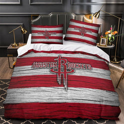 Houston Rockets Bedding Set Duvet Cover Without Filler (Online Order Only)