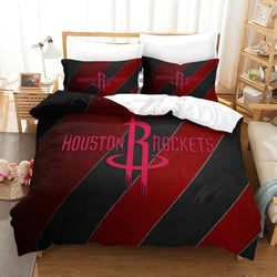 Houston Rockets Bedding Set Duvet Cover Without Filler (Online Order Only)