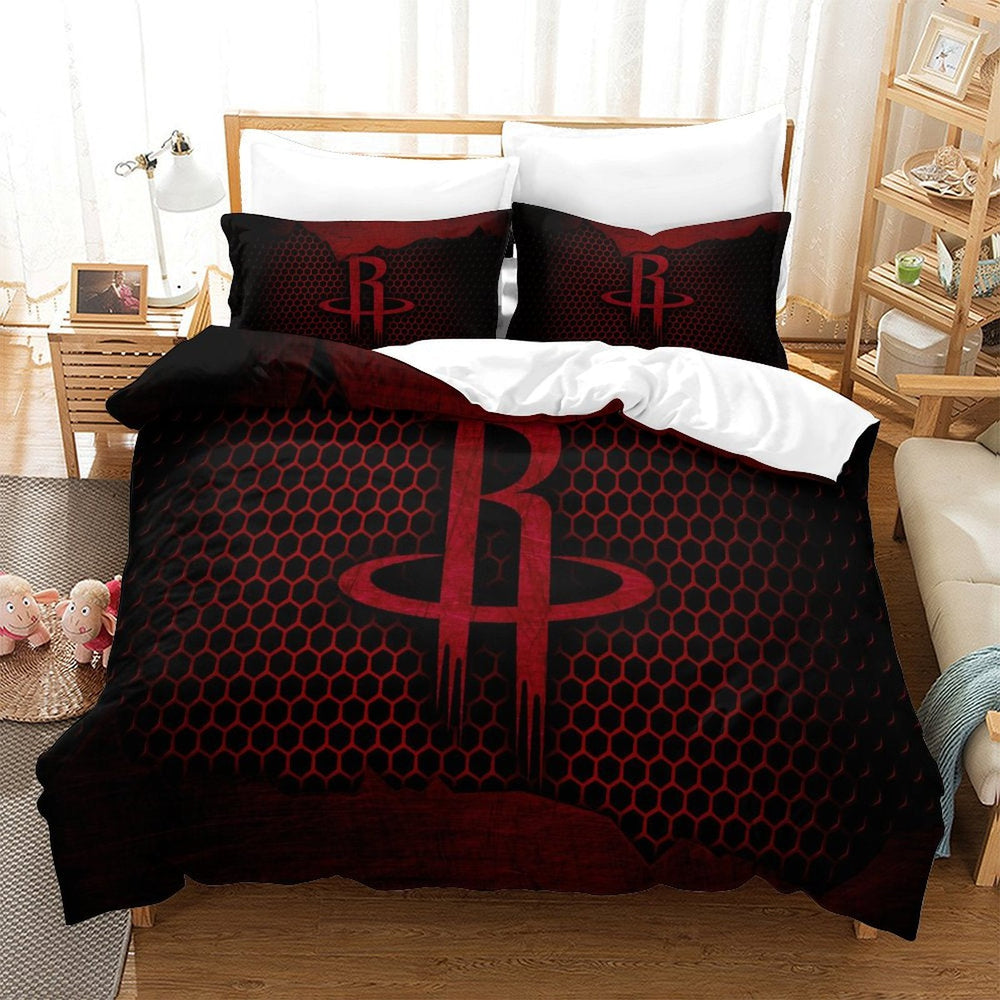 Houston Rockets Bedding Set Duvet Cover Without Filler (Online Order Only)