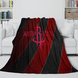 Houston Rockets Blanket Flannel Fleece Throw Room Decoration (Online Order Only)