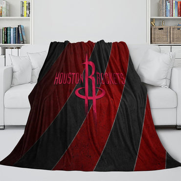 Houston Rockets Blanket Flannel Fleece Throw Room Decoration (Online Order Only)