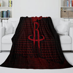 Houston Rockets Blanket Flannel Fleece Throw Room Decoration (Online Order Only)