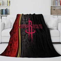 Houston Rockets Blanket Flannel Fleece Throw Room Decoration (Online Order Only)