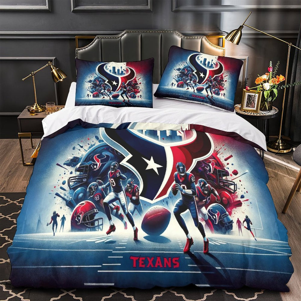 Houston Texans Bedding Set Duvet Cover Without Filler (Online Order Only)