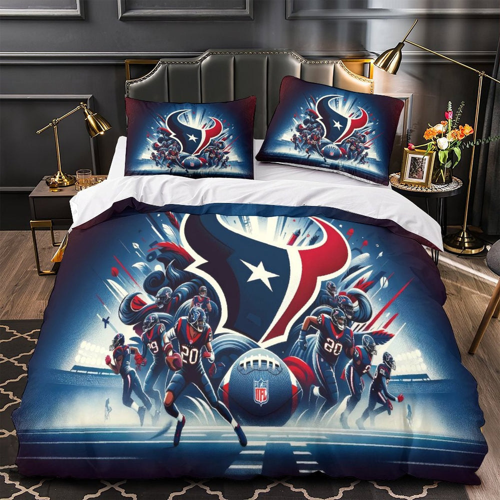 Houston Texans Bedding Set Duvet Cover Without Filler (Online Order Only)