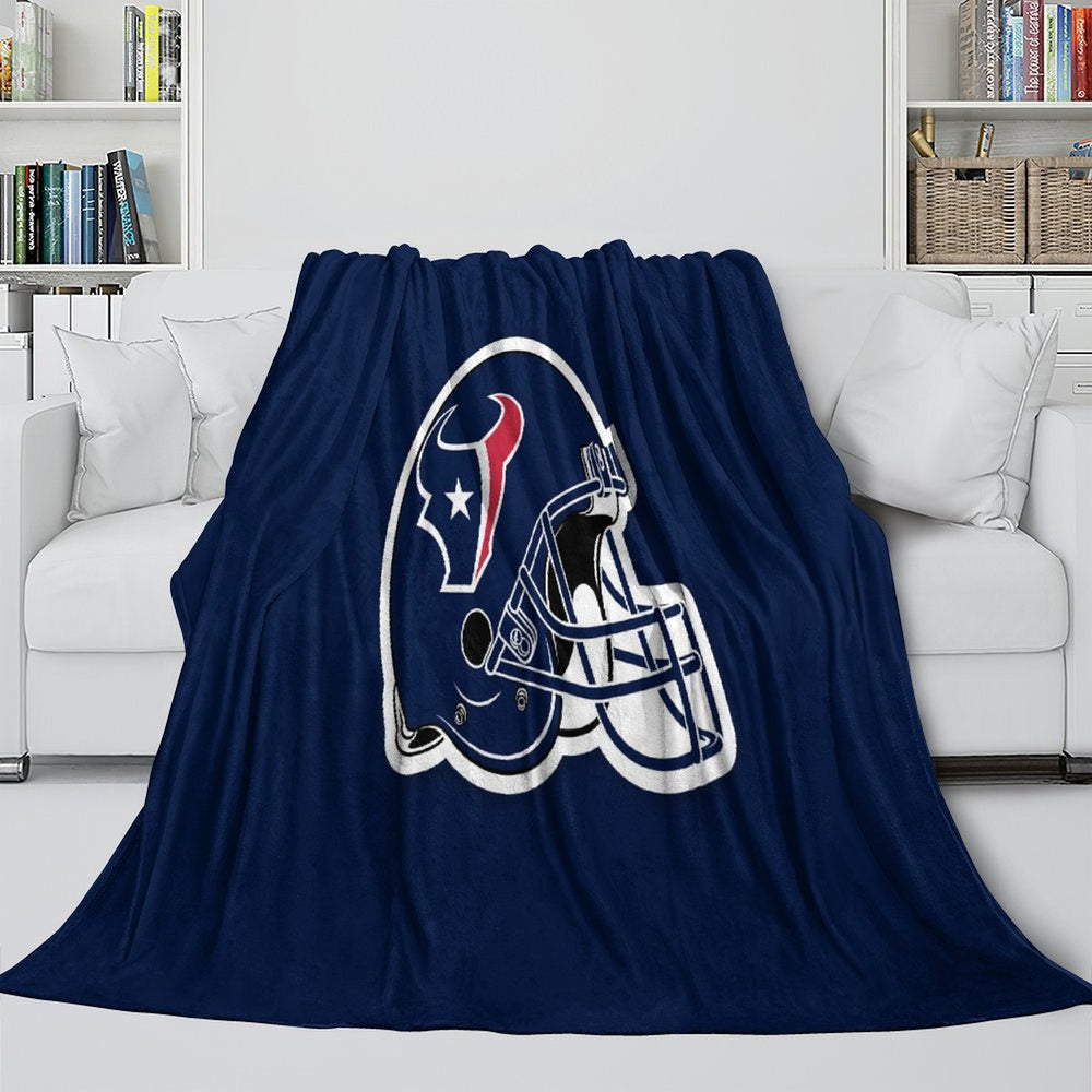Houston Texans Blanket Flannel Fleece Throw Room Decoration (Online Order Only)