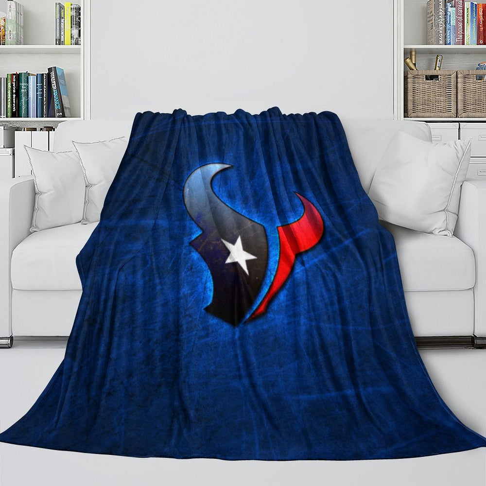 Houston Texans Blanket Flannel Fleece Throw Room Decoration (Online Order Only)