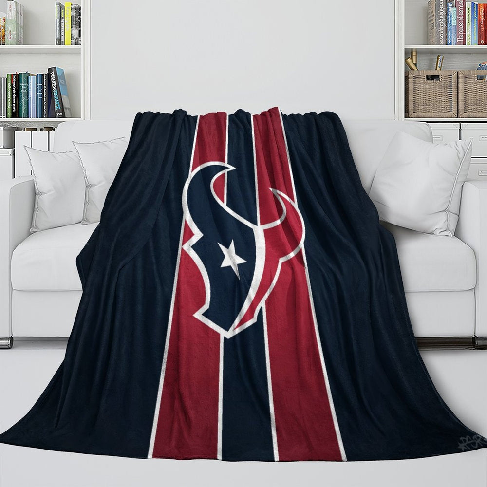 Houston Texans Blanket Flannel Fleece Throw Room Decoration (Online Order Only)