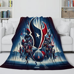 Houston Texans Blanket Flannel Fleece Throw Room Decoration (Online Order Only)