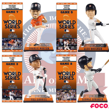 Houston Astros 2017 World Series Ticket Base Bobbleheads (ONLINE ORDER ONLY)