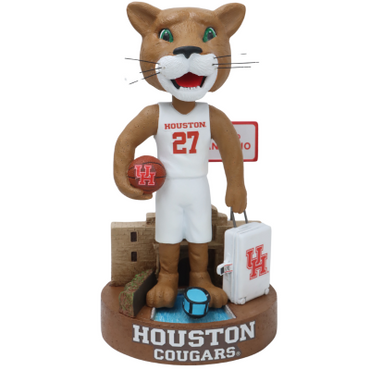 Houston Cougars Basketball Welcome to San Antonio Bobbleheads (Presale) (ONLINE ORDER ONLY)