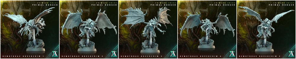 3D Printed Archvillain Games Crimson Skies Primal Hunger - Hemothrax Hovercrim 28mm 32mm D&D (Online Only)
