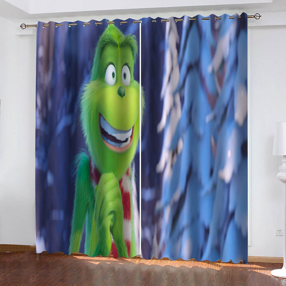 How The Grinch Stole Christmas Curtains Blackout Window Treatments Drapes (Online Order Only)