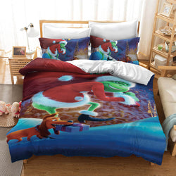 How the Grinch Stole Christmas Cosplay Bedding Set Duvet Cover Sets (Online Order Only)