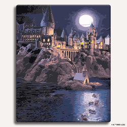 Boats To Hogwarts - Paint By Numbers Kit