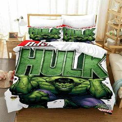 Hulk Bruce Banner Cosplay Bedding Set Quilt Cover Without Filler (Online Order Only)