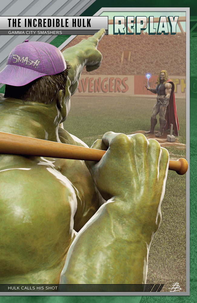 Hulk #5 Bjorn Barends Baseball Thor Variant (03/30/2022) Marvel (ONLINE ORDER ONLY)