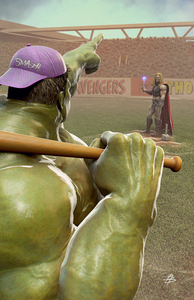 Hulk #5 Bjorn Barends Baseball Thor Variant (03/30/2022) Marvel (ONLINE ORDER ONLY)