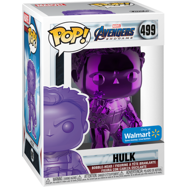 Hulk with Gauntlet [Purple Chrome] #499 Funko POP Marvel (Online Order Only)