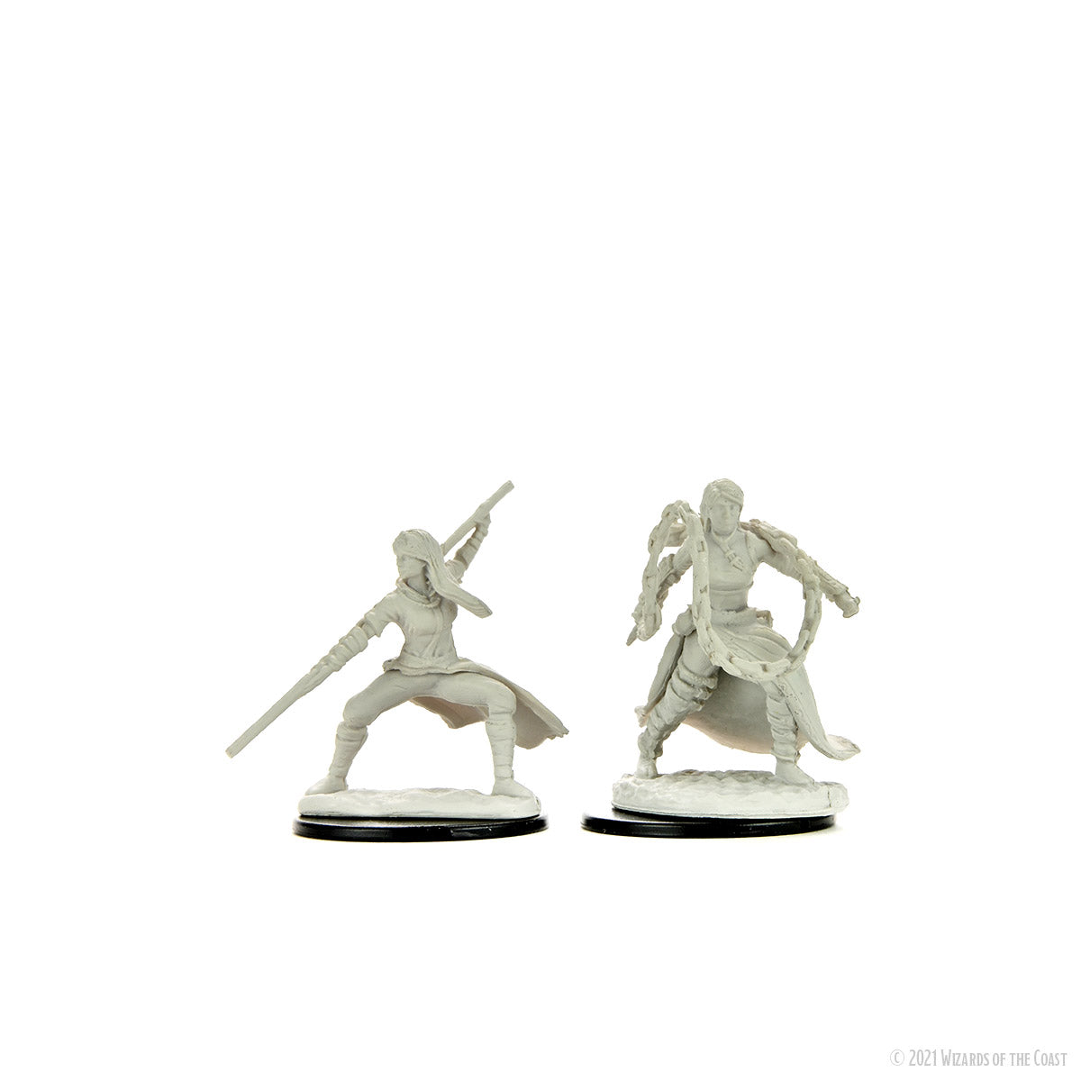D&D: Nolzur's Marvelous Miniatures - Human Monk Female (ONLINE ORDER ONLY)