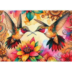 Hummingbird Haven 1000 Piece Jigsaw Puzzle Enjoy (ONLINE ORDER ONLY)
