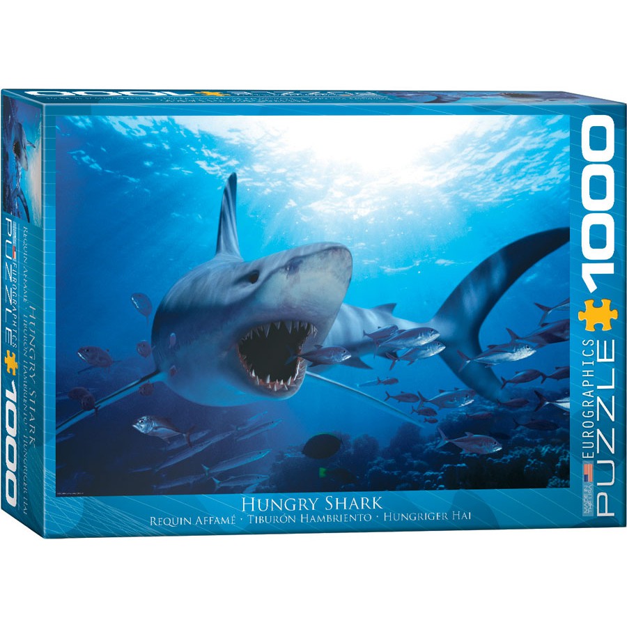 Hungry Shark 1000 Piece Jigsaw Puzzle Eurographics (ONLINE ORDER ONLY)