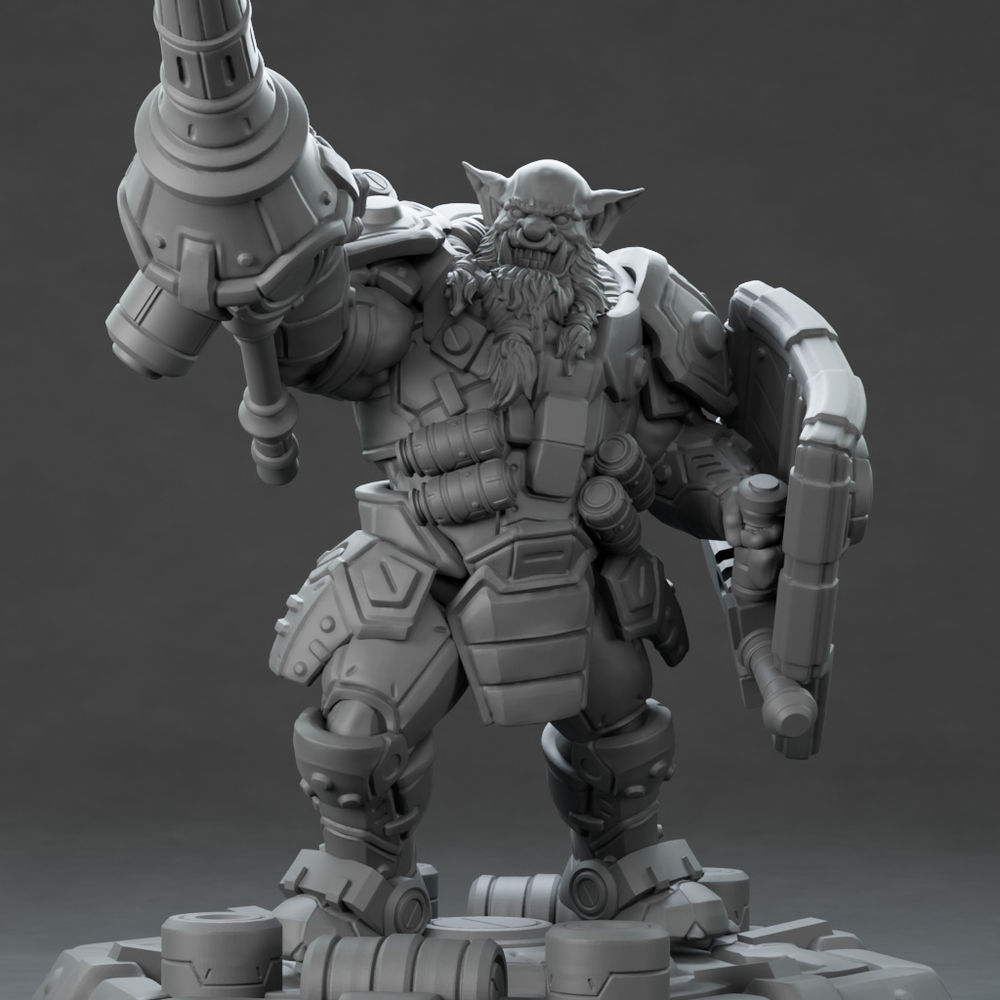 3D Printed Nafarrate Hunter Orc Set Space Orcs 28 32 mm D&D (Online Only)