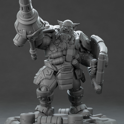 3D Printed Nafarrate Hunter Orc Set Space Orcs 28 32 mm D&D (Online Only)