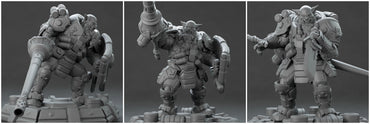 3D Printed Nafarrate Hunter Orc Set Space Orcs 28 32 mm D&D (Online Only)