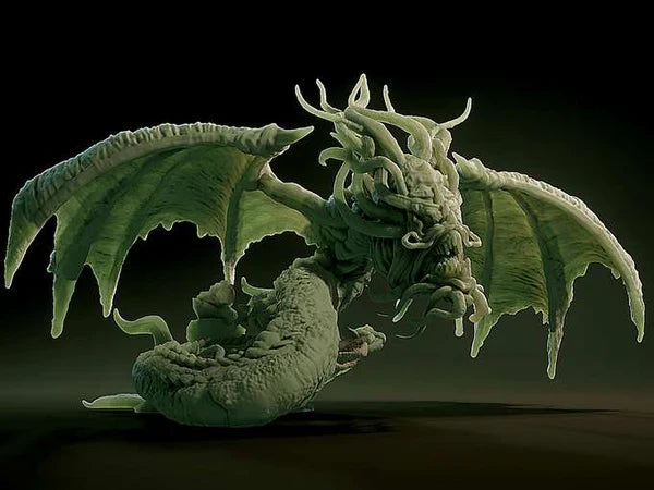 3D Printed Nafarrate Hunting Horror Lovecraftian Bestiary 28 32 mm D&D (Online Only)