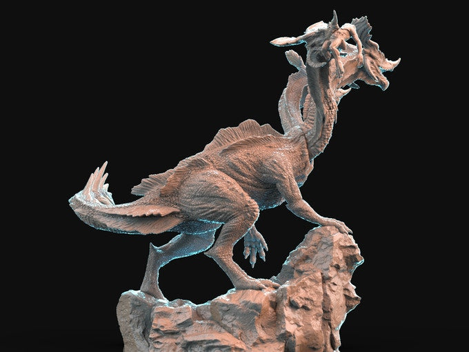 3D Printed Nafarrate Hydra Bestiary Vol. 1 Bestiary Creatures Volume 1 28mm 32mm D&D (Online Only)