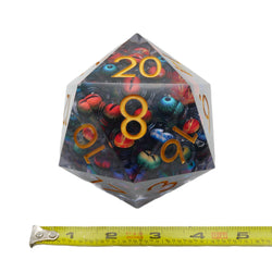 Hydra's Eyes | Table Smasher D20 Moving Eye DnD Dice | Acrylic RPG Gaming Dice (ONLINE ORDER ONLY)