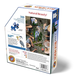 I Am Blue Heron 300 Piece Bird Shaped Jigsaw Puzzle Madd Capp (ONLINE ORDER ONLY)