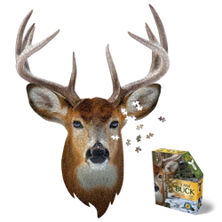 I Am Buck 550 Piece Head Shaped Jigsaw Puzzle Madd Capp (ONLINE ORDER ONLY)