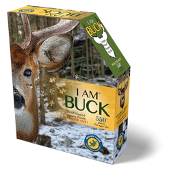 I Am Buck 550 Piece Head Shaped Jigsaw Puzzle Madd Capp (ONLINE ORDER ONLY)