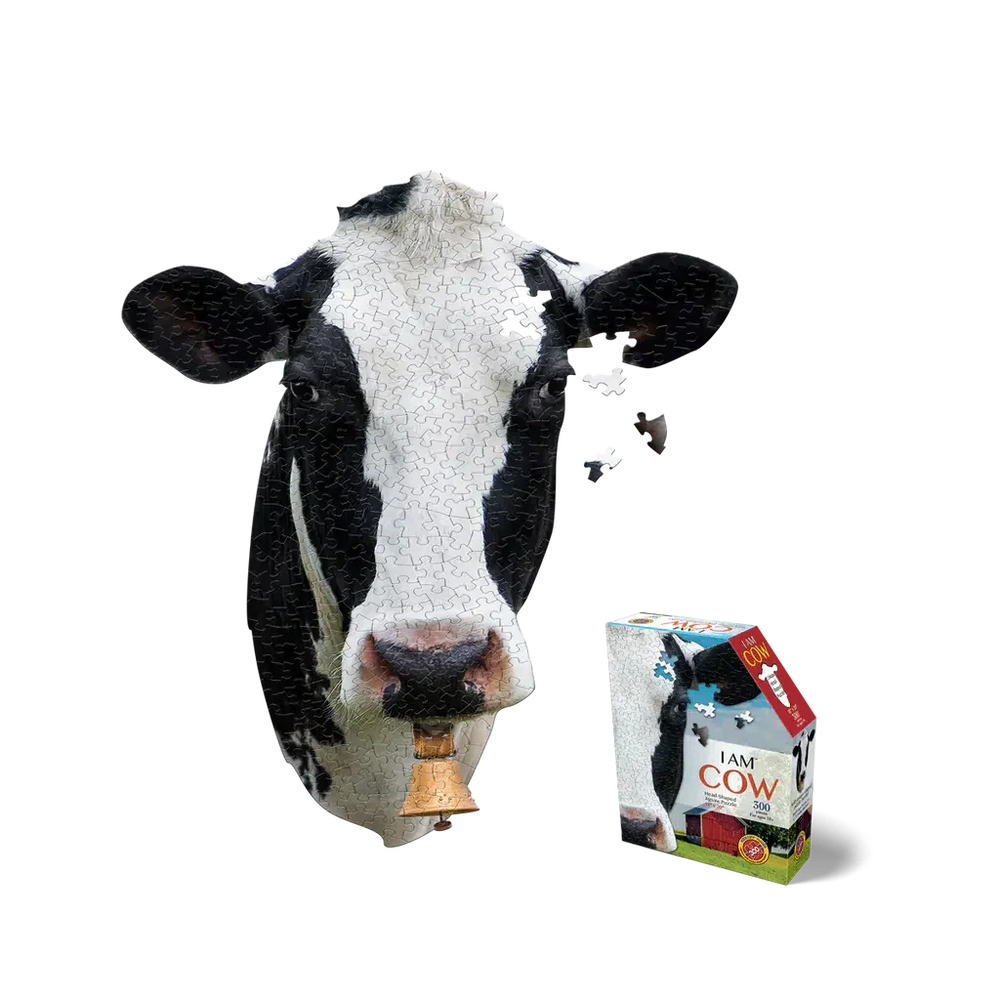 I Am Cow 300 Piece Head Shaped Jigsaw Puzzle Madd Capp (ONLINE ORDER ONLY)