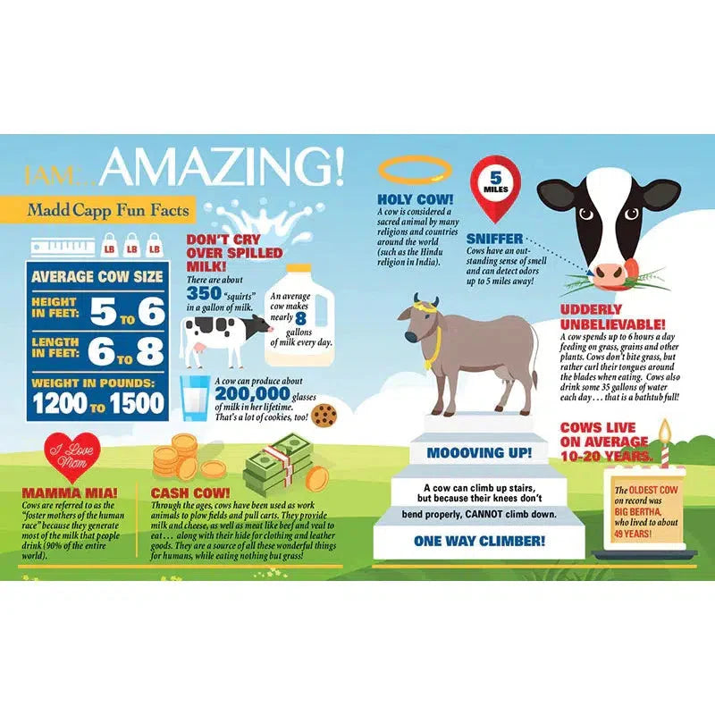 I Am Cow 300 Piece Head Shaped Jigsaw Puzzle Madd Capp (ONLINE ORDER ONLY)