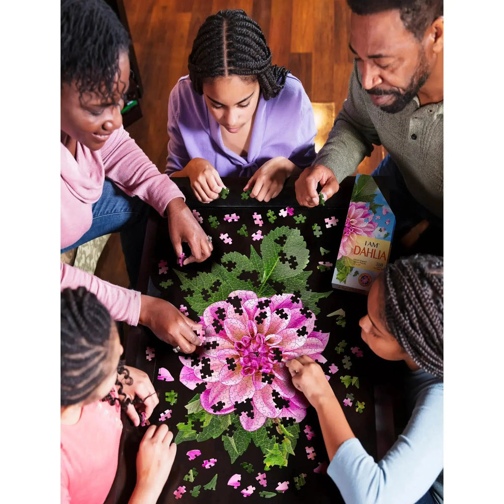 I Am Dahlia 350 Piece Floral Shaped Jigsaw Puzzle Madd Capp (ONLINE ORDER ONLY)
