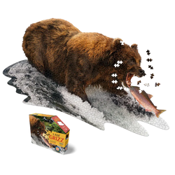 I Am Grizz 1000 Piece Animal Shaped Jigsaw Puzzle Madd Capp (ONLINE ORDER ONLY)